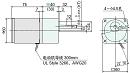 2GN12.5K 減速機 2IK6GN-C 減速電機組合的外形圖